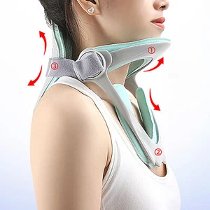 Neck Brace Cervical Traction Device, Spine Support Adjustable Posture Corrector - Picture 1 of 12