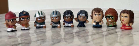 TeenyMates MLBP Tiny Pitchers WWE Tiny Wrestlers NFL Players Lot of  9 Cover