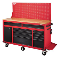 Milwaukee 48-22-8560 61 in 11 Drawer Mobile Work Station - Red