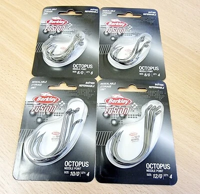 Berkley NEU Fusion19 Octopus/Köder Angelhaken - große Größen