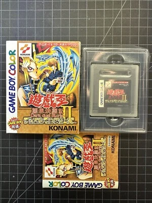 Japanese Yu-Gi-Oh Duel Monsters II: Dark Duel Stories Gameboy Color w/box  - Image 1 of 4