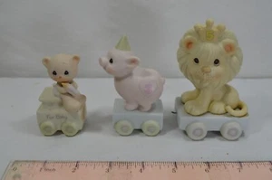 Precious Moments Enesco Birthday Train Set of 3 age 0, 3, and 5 T56 no box - Picture 1 of 7