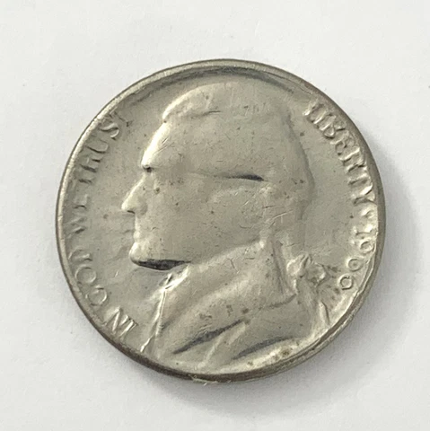1966 P Jefferson Brockage Die Cap Nickel Error Coin Cover