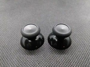 NEW Microsoft Xbox One 1697 EBONY BLACK L R Thumbsticks Joysticks Set 2314 - Picture 1 of 3