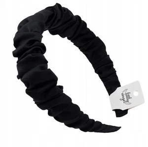 Haarreifen Knittereffekt Haare Haarreif Haarschmuck Schwarz Stirnband - Bild 1 von 3