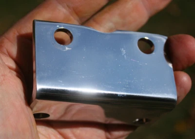 Fram HPG-1 Vintage Canister Type Fuel Gas Gasoline Filter CHROME Bracket -D - Image 1 of 4