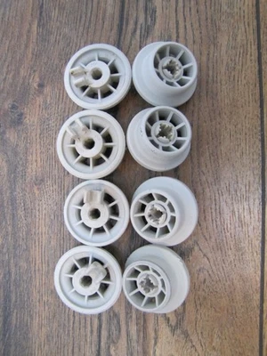 🔴 8 Korbrollen Rad Rollen Spülmaschine Unterkorb Bosch Siemens Neff ✅ - Bild 1 von 4