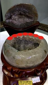 Racimo de ágata amatista natural de 3,09 lb cristal de cuarzo cornucopia reikiDecor + soporte - Imagen 1 de 5