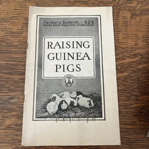 USDA Farmers Bulletin 525 Raising Guinea Pigs 1921 - Bild 1 von 4