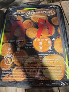 Chainsaw Chaps Apron Style Forestry Chainsaw Safety Chaps Yellow Regular - Picture 1 of 4