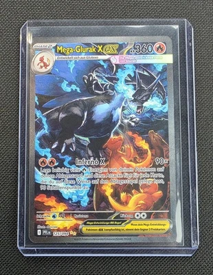 Pokemon Mega-Glurak Ex 125/094 Deutsch Fatale Flammen Sar Altart  - Bild 1 von 4