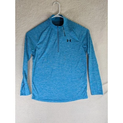 NUEVA Camisa Under Armour 1/2 Cremallera Para Hombre Azul Medio UA Tech 2.0 1328495 Manga Larga Foto 1 de 4