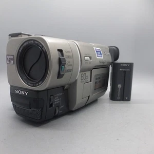 Sony Handycam CCD-TRV48E Handheld Video8 XR Camcorder Silver Tested - Picture 1 of 10