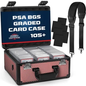 Graded Card Case, 3 Row Graded Card Storage Box, Trading Card Case, PSA Card ... - Picture 1 of 8