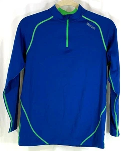 Reebok PlayWarm Mens L Quarter-Zip Pullover Sweater Jacket NEW NWT - Picture 1 of 8