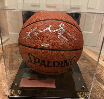 Kobe Bryant Signed Autograph Official Game Basketball Silver Ink Upper Deck UDA - Image 1 of 2
