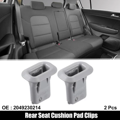 2 Pack Rear Seat Cushion Pad Clips Set Fit for Mercedes-Benz A220 2019-2021 - Image 1 of 4