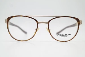 Glasses DILEM FRANCE ZB453 1RB13 Copper Gold Braun Oval Frames New - Picture 1 of 6