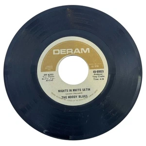 The Moody Blues 45 RPM Record Nights In White Satin Cities Deram Label Vintage - Picture 1 of 2