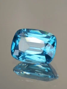 Apatite Gemstone Untreated Deep Vivid Blue 1.25 Carat Madagascar unusual Colors - Picture 1 of 10