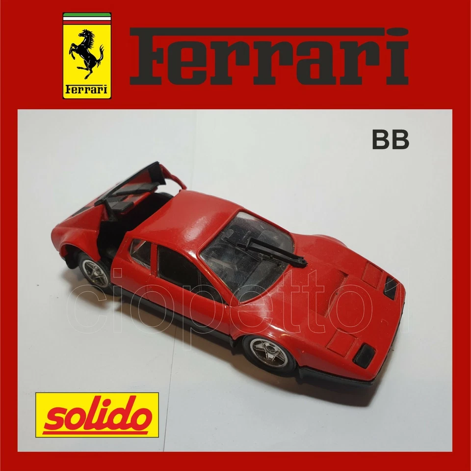 FERRARI BB SCALA 1:43 SOLIDO SENZA SCATOLA (C/276) - Immagine 1 di 4