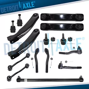 Front Upper Lower Control Arms Tie Rods Kit for 1999-2004 Jeep Grand Cherokee - Picture 1 of 10