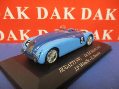 Die cast 1/43 Modellino Auto Bugatti 57G 24H Le Mans 1937 J-P. Wimille - Immagine 1 di 4