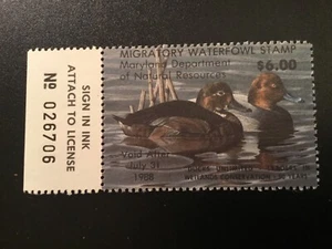 ICOLLECTZONE US 1987 Maryland #14 XF NH plate number - Picture 1 of 1