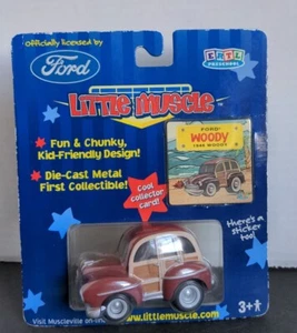 ERTL Little Muscle 1946 Ford Woody Diecast Metal Collectible 2001 NIB - Picture 1 of 11