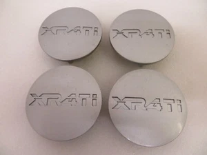 MERCURY MERKUR XR4TI 1985-1989 SILVER BUTTON CENTER CAPS - SET 4 - 85BB-1000-AA - Picture 1 of 7