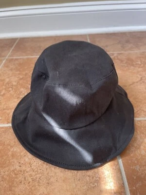 Olive & Pique Women’s Black Bucket Hat, 100% Cotton - Image 1 of 4