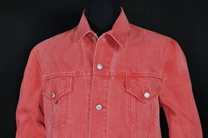 00s Levi's 70500 9163 Washed Red Men's Trucker Jacket size XL - Picture 1 of 10
