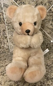 Daekor 1979 Vintage 16” Cuddle Teddy Bear Beige Brown Stuffed Animal Plush - Picture 1 of 10