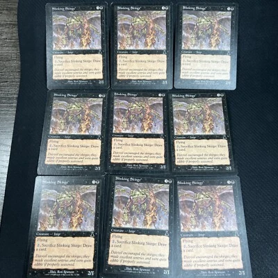 Slinking Skirge MTG Urza's Destiny Magic the Gathering Black Playset Vintage 9 - Image 1 of 4