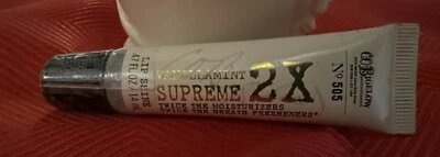 Bath & Body Works CO Bigelow No 505 VANILLA MINT SUPREME 2X Lip Shine  .47 Oz💋 - Image 1 of 2
