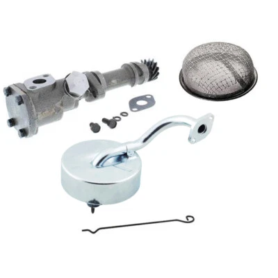 Speedway Motors Oil Pump, Pickup Tube, and Screen, Fits Ford Flathead - Image 1 of 4