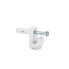 ClosetMaid Fixed Mount Wire Shelving Pre-Loaded Wall Clip White