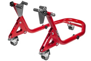Soporte moto elevador moto soporte delantero Parzini Strada Evo delantero, rojo - Imagen 1 de 5