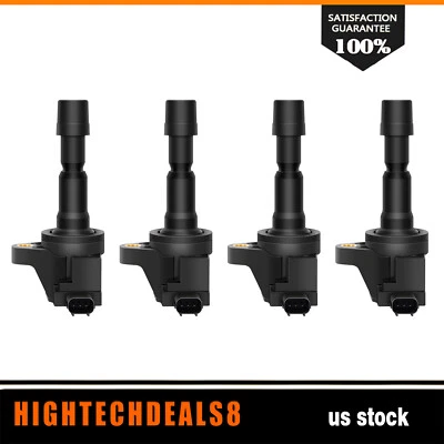 Paquete de 4 bobinas de encendido para Honda Fit CR-Z 2011 2012 2013 1,5 L l4 30520RB0003 Foto 1 de 4