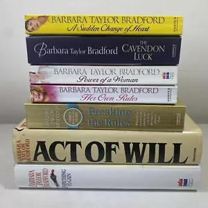 7 Lot Barbara Taylor Bradford- Act of Will, Everything to Gain, +5 - Picture 1 of 10