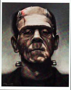 BORIS KARLOFF FRANKENSTEIN PRINT - Picture 1 of 1