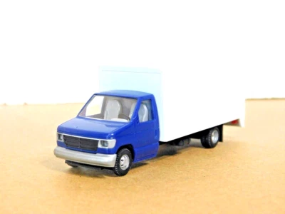 Busch 89116  1/87 HO 1992 Ford E-350 Box Truck Undecorated Blue NIB - Image 1 of 4