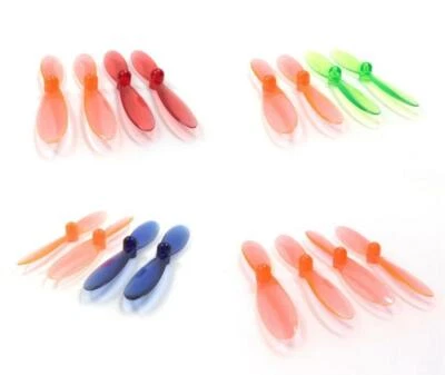 Hélices Hubsan X4 H107D 55 mm naranja verde azul y rojo Foto 1 de 4