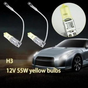1pc 12V 55W 3000K Quartz Glass Car Xenon Head Lamps Y9Q4 Lamps Fog V6I4 G6K8 - Picture 1 of 22