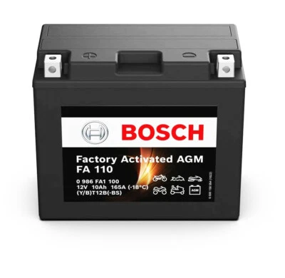 YT12B-BS SEALED BOSCH GEL BATTERY DUCATI Multistrada S 1100 2007 2008 2009 - Image 1 of 4