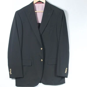 ๐ฎ๐น Pal Zileri EU50R Concept Men's Blazer Sport Coat Black Wool 2-Button US40R - Picture 1 of 7