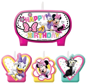 Minnie Mouse 'Happy Helpers' Mini Candle Set (4pc)Minnie Helpers Birthday Candle - Picture 1 of 6