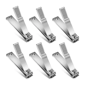 Toenail Clippers for Men Women Thick Nails, 6PCS,Silver Z1V95282 - Bild 1 von 7