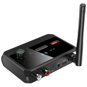 1x(Bluetooth 5.3 Display Digitale Ricevitore Bluetooth Fibra Ottica Coassiale6453 - Foto 1 di 8