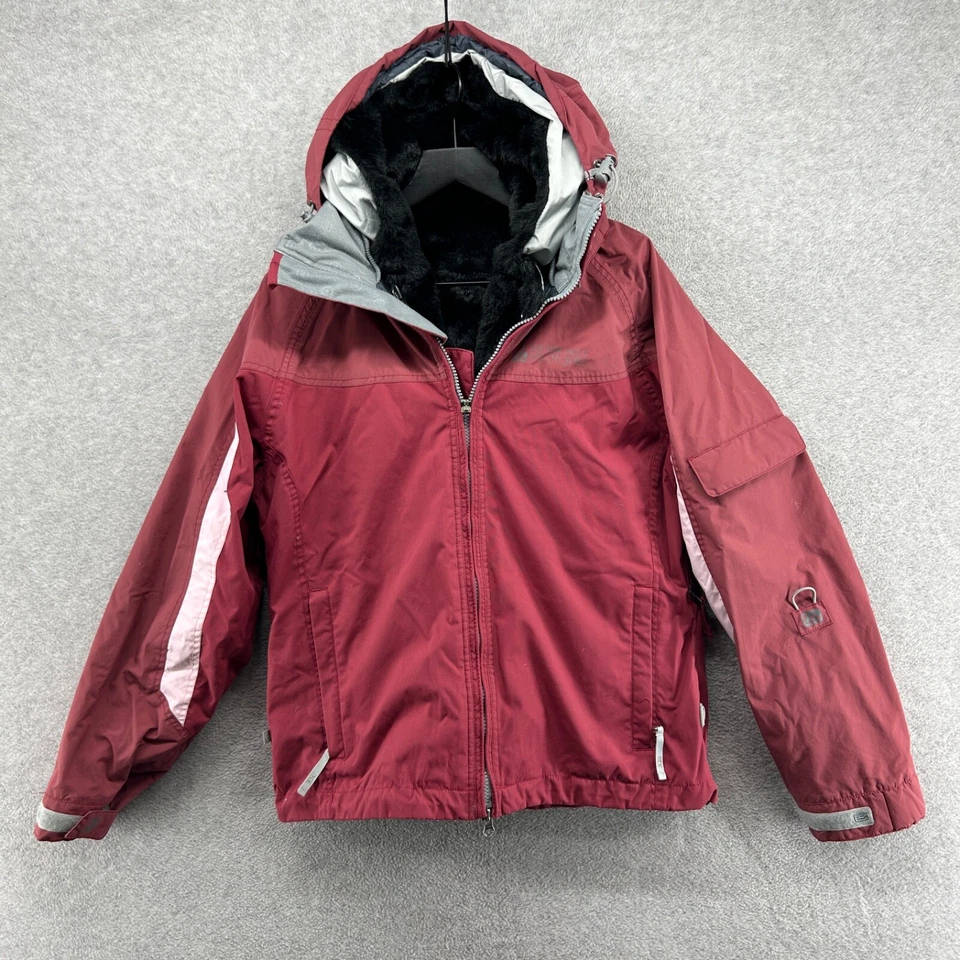 Abrigo Ride Snowboards Mujer Talla Mediana Serie Seca Forro Extraíble con Capucha Foto 1 de 4